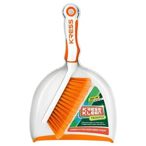 Kress Kleen Snap On Dust Pan Brush Set