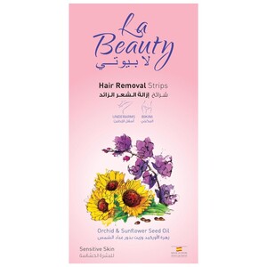 La Beauty Hair Removal Strips Sensitive Skin 12 Pieces