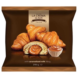 La Crema De Alva Mini Croissant Caramelized Milk 210G