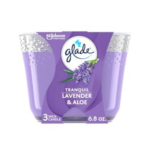 Glade Candle Lavender & Aloe 193 Gr Offer