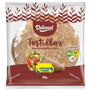 Dulcesol Tortilla Whole Wheat 360G