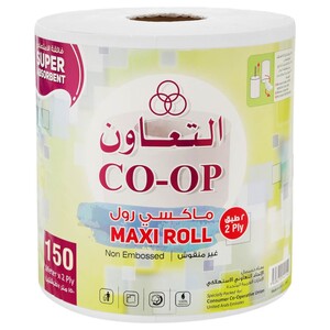 Co-Op Towel Tissue Maxi Roll 150M 2Ply