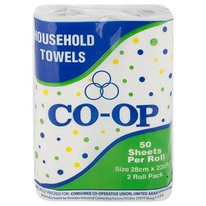 Co-Op Kitchen Towel Big 2 Rolls