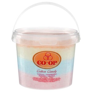 Co-Op Cotton Candy Vanilla, Orange, Raspberry & Banana 150G