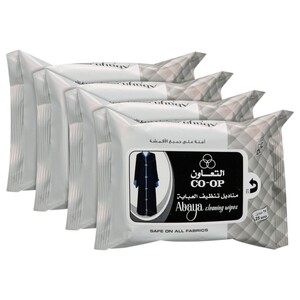 Co-Op Abaya Cleaning Wipes 25 Pieces 3 + 1 Free