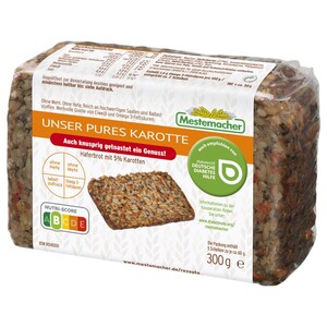 Mestemacher Oat Bread Pure Natural Carrot 300G