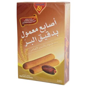 Al Seedawi Maamoul Fingers Dates Chocolate 20 Pieces 16G