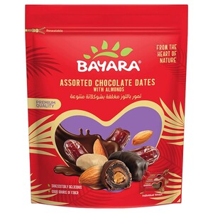 Bayara Assorted Chocolate Dates With Almond 250G