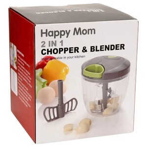 Happy Mom 2 In 1 Chopper & Blender