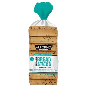Al Forno Bread Sticks Batonnets Nigella Seeds 250G