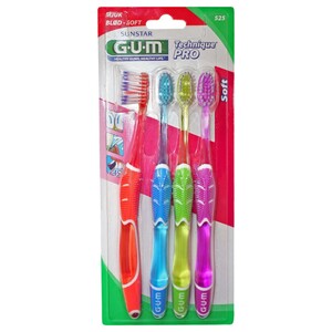 G.U.M Technique Pro Toothbrush Soft 4 Pieces