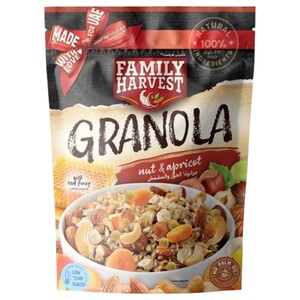 Family Harvest Granola With Nut & Apricot 250G