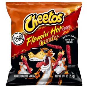 Cheetos Crunchy Flamin' Hot Cheese 35.4G