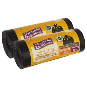 Enviroguard Garbage Bag Black 75X103cm X2
