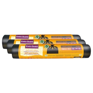 Enviroguard Garbage Bag Black 60X90cm X3