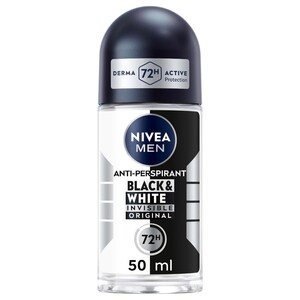 Nivea Men Roll On Black & White Invisible 50Ml