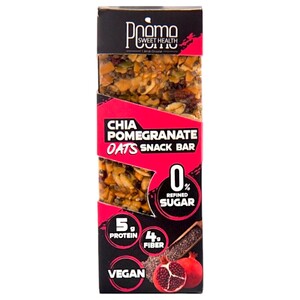 Poem Snack Bar Chia Pomegranate Oats 40G