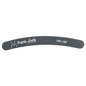 Pretty Lady Curved Black Nail File 100/180