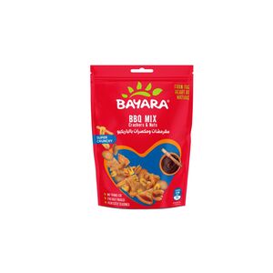 Bayara Snacks Crackers & Nuts Bbq Mix 125G