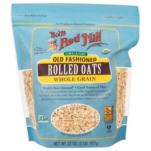 Bob's Red Mill Old Fashioned Rolled Oats Whole Grain Organic 907G