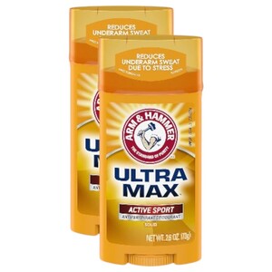 Arm & Hammer Deodorant Stick Ultra Max Active Sport 73G X2 -30% Off