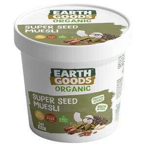Earth Goods Super Seeds Muesli Organic Gluten Free 60G