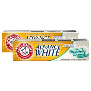 Arm & Hammer Toothpaste Advance White Brilliant Sparkle 115G X2 -30% Off