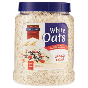 Berry Hills White Oats Tin 500G