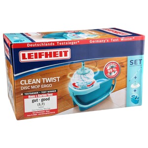 Leifheit Clean Twist Disc Mop Ergo And Bucket