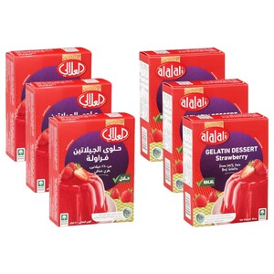 Al Alali Gelatin Jelly Assorted 6 Pieces 80G
