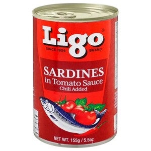Ligo Sardines In Tomato Sauce With Chilli 155G