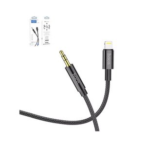 Hoco Cable 1M Aux Black To Ios