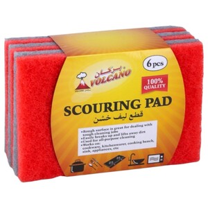 Volcano Scouring Pad 6 Pieces