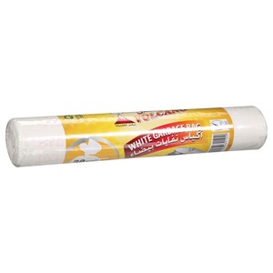 Volcano White Garbage Bags 50X60cm 30 Pieces