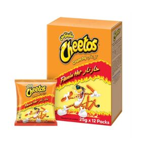 Cheetos Crunchy Flaming Hot Chili 25G 12'S Price Offer