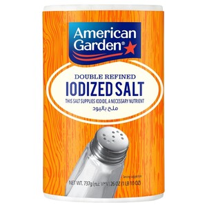 American Garden Double Refined Iodized Salt 737G