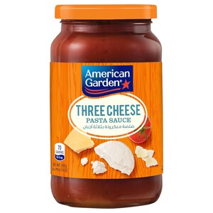 American Garden Pasta Sauce Three Cheese 397G