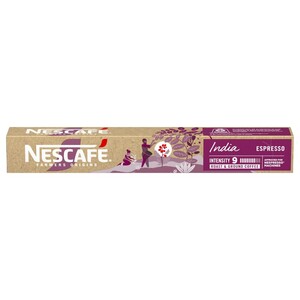 Nescafe Farmers Origins India Espresso Intensity 9 Coffee Capsules 10 Pods