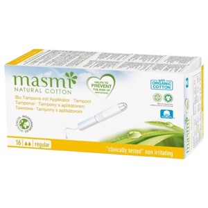 Masmi Natural Cotton Tampons 16 Pieces
