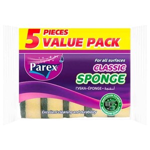 Parex Dishwashing Sponge 5 Pieces