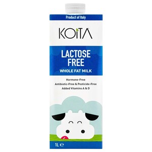 Koita Whole Fat Milk Lactose Free 1L