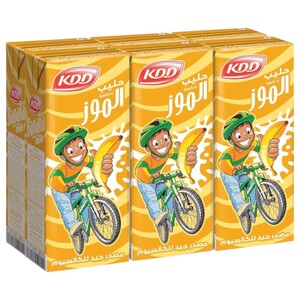 Kdd Milk Banana 180Ml X6