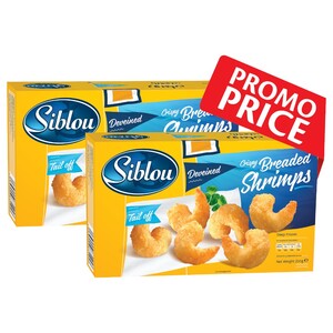 Siblou Frozen Shrimps Breaded 250G X2