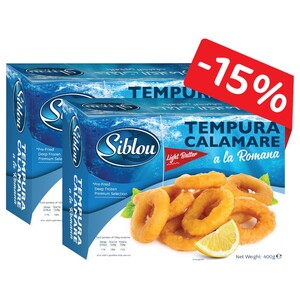Siblou Frozen Calamare Romana 400G X2 -15% Off