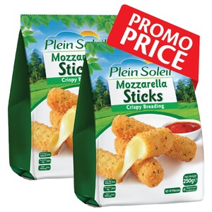 Plein Soleil Frozen Mozzarella Sticks 250G X2 -15%