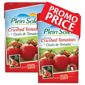 Plein Soleil Strained Crushed Tomatoes 500G X2