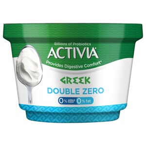 Activia Greek Yogurt Plain Double Zero 150G