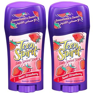 Lady Speed Stick Teen Spirit, Anitperspirant Deodorant Sweet Strawberry, 65 Gr