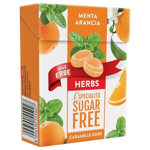 Serra Mini Herbal Hard Candies Mint And Orange 50G
