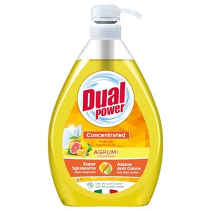 Dual Power Dishwashing Gel Citrus Fruits 1L